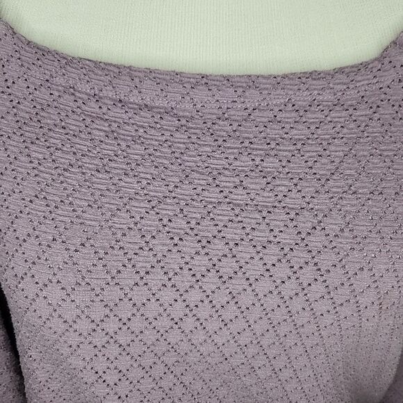 Free People Purple Wellington Top Womens Small Balloon Long Sleeve - Picture 9 of 9